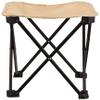 BUNDOK BD-116BE Mini Aluminum Stool, Medium, Beige, Storage Case Included, Compact Chair view 2