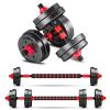 BCBIG Adjustable-Dumbbells-Sets,Free Weights-30lb(15lb*2) Dumbbells Set of 2 Convertible To Barbell A Pair of Lightweight for Home Gym,Women,Men view 1