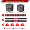 BCBIG Adjustable-Dumbbells-Sets,Free Weights-30lb(15lb*2) Dumbbells Set of 2 Convertible To Barbell A Pair of Lightweight for Home Gym,Women,Men view 2