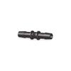 Eldon James Barbed Straight Coupler, Nylon, 1/16" Barb Size, Black - C0-1BN, (Pack of 10) view 1