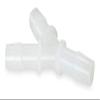 Eldon James Barbed Y Connector, Polypropylene, 3/16" Barb Size, White - Y0-3WP, (Pack of 10) view 1