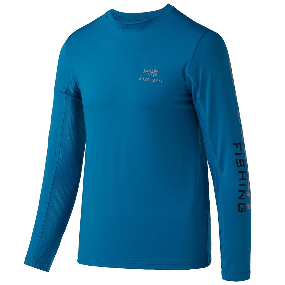 BASSDASH Youth Fishing T Shirts UPF 50+ Long Sleeve Performance UV Protection Tee for Boys Girls