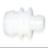 Eldon James Barbed Reducing Coupler, HDPE, 1/4" x 3/16" Barb Size, Natural - C4-3HDPE, (Pack of 10) view 1