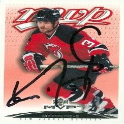 Autograph Warehouse 377676 Ken Daneyko Autographed Hockey Card - New Jersey Devils Stanley Cup Hero 2003 Upper Deck MVP No.262