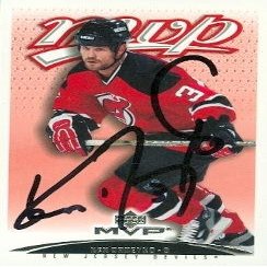 Autograph Warehouse 377676 Ken Daneyko Autographed Hockey Card - New Jersey Devils Stanley Cup Hero 2003 Upper Deck MVP No.262