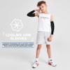 Luwint Kids UV Sun Protection Arm Sleeves, Children Sun Blocking Ice Cooling Cover for Football Basketball (2 Pairs(black+white), Little Kid(3-6 Yrs)) view 3