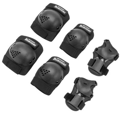 BOSONER Kids/Youth Knee Pad Elbow Pads for Roller Skates Cycling BMX Bike Skateboard Inline Rollerblading, Skating Scooter Riding Sports