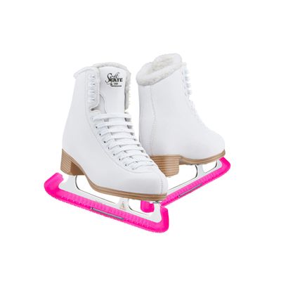 Jackson Classic 381 Girls Figure Ice Skates, Medium Width, Fleece Kids Size 11 with Skate Guard