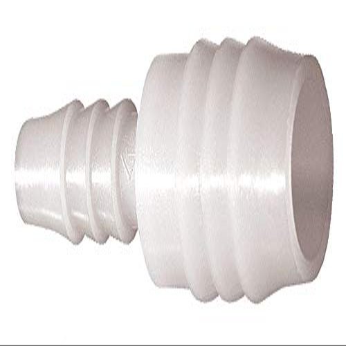 Eldon James Barbed Reducing Coupling, PVDF, 1/8" x 1/16" Barb Size, Natural - C2-1NK, (Pack of 10)