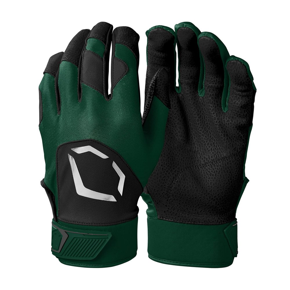 Evoshield Standout Batting Glove - Dark Green, 2X Large