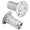 Boat Deck Fuel/Gas Fill Filler, 1.5in Stainless Steel Boat Gas/Fuel Tank Fill Filler with Retaining Chain, Keyless Cap for Yacht, Boat, Caravans, RV, Truck, Marine view 4