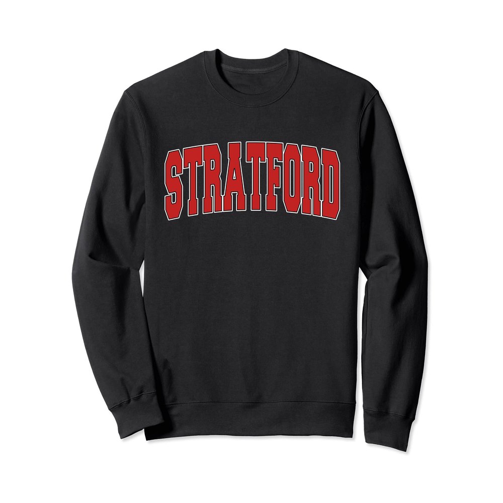 STRATFORD NJ NEW JERSEY Varsity Style USA Vintage Sports Sweatshirt