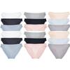 Yacht & Smith 9 Packs Womens Cotton Soft Underwear Panties Briefs in Bulk, X-Large view 1