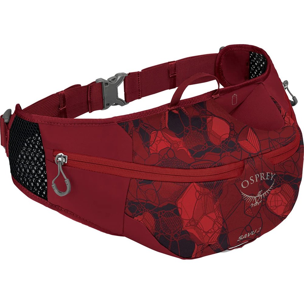 Osprey Savu 2L Unisex Lumbar Biking Hydration Pack, Claret Red