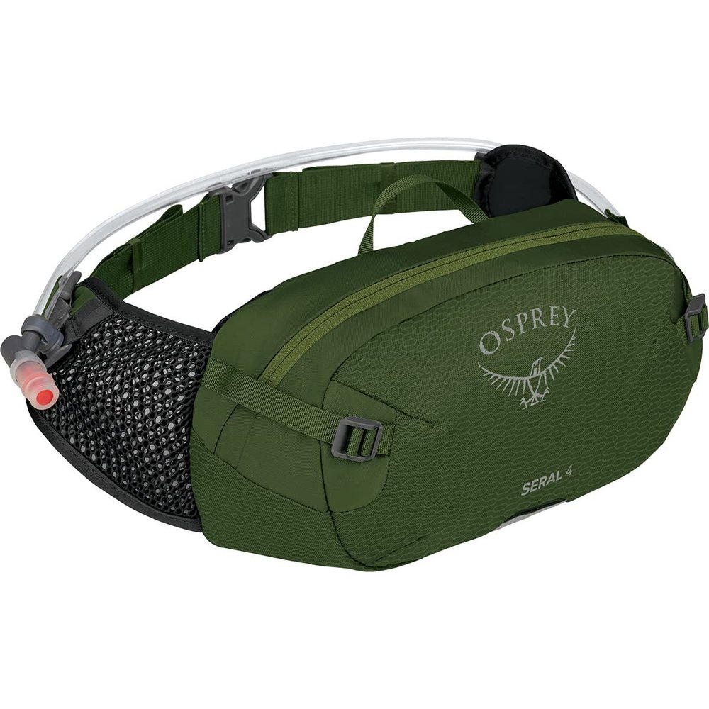 Osprey Seral 4L Unisex Biking Waist Pack with Hydraulics Reservoir, Dustmoss Green