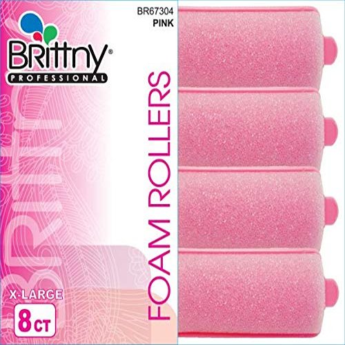 Brittny Roller Foam-Pink 8Ct [Xl] (Pack of 6)