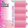Brittny Roller Foam-Pink 8Ct [Xl] (Pack of 6) view 1
