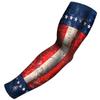 B-Driven Premium Pro-Fit Sports Compression Arm Sleeve (Single) Patriotic Designs Baseball Arm Sleeves - Men Women Youth view 1