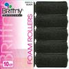 Brittny Roller Foam-Black 10Ct [L] (Pack of 4) view 1