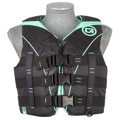O'Brien Womens 3 Belt Nylon Life Jacket, Large