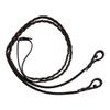 Huntley Equestrian Fancy Stitched Square Rubber Lined Laced Reins Beautiful Fancy Stitching on Square Raised Section - Sedgwick Australian Nut - Full Size view 1