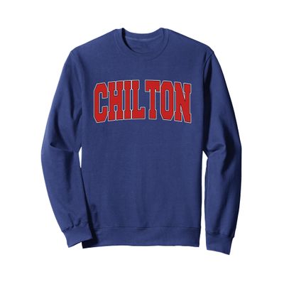 CHILTON WI WISCONSIN Varsity Style USA Vintage Sports Sweatshirt