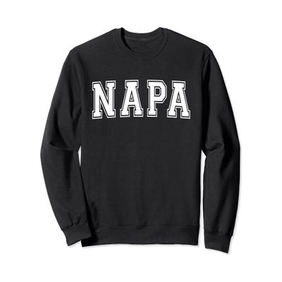 NAPA CA CALIFORNIA USA Vintage Sports Varsity Style Sweatshirt