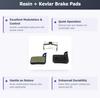 2 Pairs Bike Brake Pads Resin for SRAM HDR, Apex, CX1, Etap, Force1, Force 22, Red22, B1, Rival 1, Level, Avid,Red, 3d374C, 00.5318.010.004, 00.5318.010.002. high Braking Power, Quiet Stops view 2