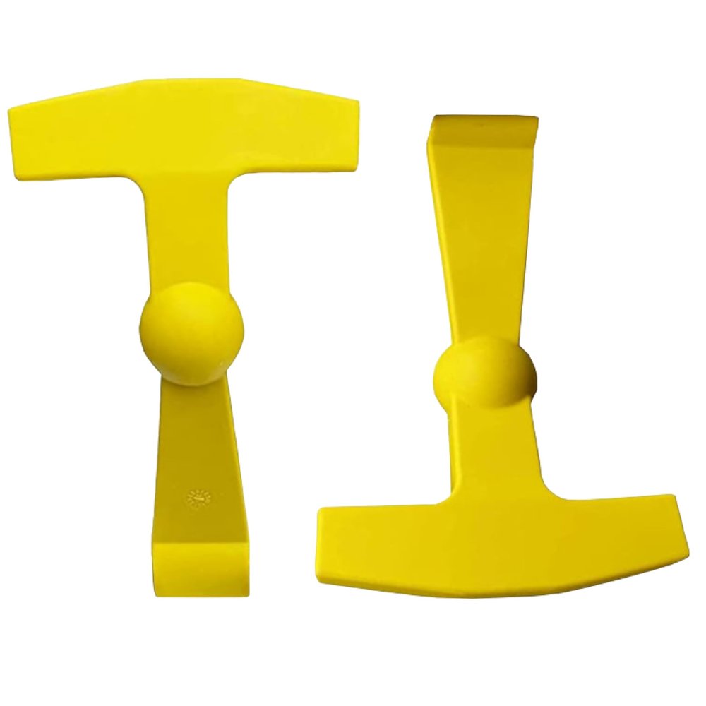 Beast Cooler Accessories Replacement Latches for Yeti Tundra and RTIC Hard Coolers - 2-Pack Yellow Latches Cooler Straps - Heavy-Duty Cooler Replacement Parts - 4.6 x 2.5 x 1 in
