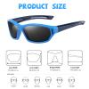 DUCO Polarized Kids Sunglasses with Strap for Boys Girls Youth Sports Baseball Sunglasses 100% UV Protection K029 view 3