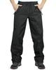 33,000ft Men's Rain Pants, Waterproof Rain Over Pants, Windproof Outdoor Pants for Hiking, Fishing Black, M/34L (34Wx34L) view 1