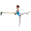 Pro-Gymnastics Ballet Barre 26 FT Long Single Bar 2.0 Diameter Black Fixed Height Wall Mount Ballet Barre System Wood, Home and Studio Ballet Bar, Kids/Adults, Dance, Stretch Bar, Dancing/Stretching view 1