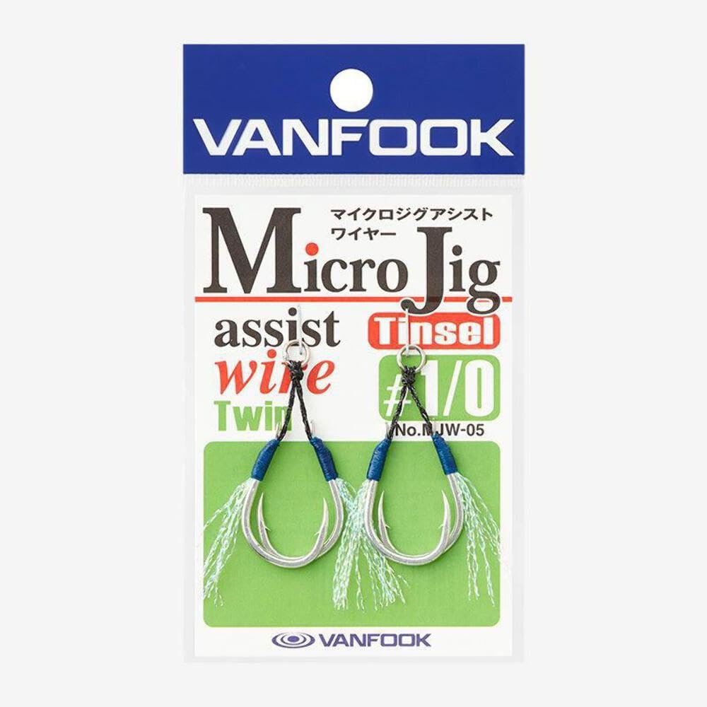 Vanfook 38057 Micro Jig Wire Assist MJW-06#2, Wire Single 0.5cm+Tinsel