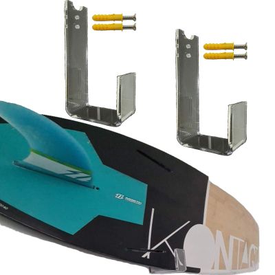 Pmsanzay Snowboard Storage Rack Display Rough Wall Mounted Storage Rack/Premium Invisible Surfboard/Snowboard Wall Holder Stand Bracket - Display, Clear Acrylic - Fit Most Snowboards (2.5" Gap)