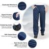 33,000ft Men's Navy Rain Pants, Waterproof & Windproof, Hiking, Fishing, Cycling, 32W x 30L view 4