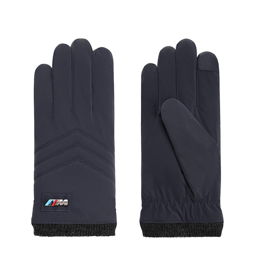 FUFU Gloves Cycling and Running Gloves with Touch Screen, Sports Winter Non-Slip Gloves, Thick Wool (Color : C)