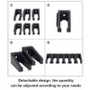 Adoreal ABS 6 Standard Rack Wall Mount, Wall Magazine Display, Detachable Wall Mags Storage Organization System view 2