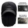 Outdoor Cycling Cold-Proof Ear Warm Cap Thickened Ear Winter Warmer Hat (Black) view 4