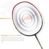 Li-Ning Air Force 80 Lite Carbon Fibre Strung Badminton Racket with Full Racket Cover (Blue/Black) | For Intermediate Players | 80 grams | Maximum String Tension - 30lbs view 4