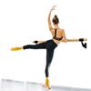 Pro-Gymnastics Ballet Barre 30 FT Long Single Bar Black 1.5 Diameter - Fixed Height Wall Mount Ballet Barre System Traditional Wood, Home or Studio Ballet Bar, Dance, Stretch Bar, Dancing/Stretching view 3