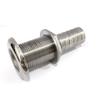 Marine Grade Stainless Steel Barbed Standard Length Straight 1" ID Thru-Hull With Nut&Custom Gasket For Boat view 4