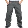 33,000ft Men's Grey Rain Pants, Waterproof & Windproof, Hiking, Fishing, Size 42W x 34L view 1