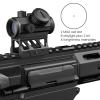 Feyachi 2MOA Red Dot Sight - V30 1x20mm Compact Red dot Optics with Motion Awake Low Profile and Absolute Co-Witness Mount, Flip Up Lens Covers and Anti Reflection Device view 2