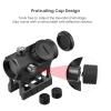 Feyachi 2MOA Red Dot Sight - V30 1x20mm Compact Red dot Optics with Motion Awake Low Profile and Absolute Co-Witness Mount, Flip Up Lens Covers and Anti Reflection Device view 4