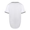 Phoneutrix Blank Plain Hip Hop Hipster Baseball Jersey Button Down Shirts Sports Uniforms Men Women Jersey (White, X-Large) view 4