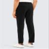CRZ YOGA Men's Stretch Golf Pants - 33'' Slim Fit Stretch Waterproof Outdoor Thick Golf Work Pant with Pockets Black 31W x 33L view 2