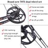 AMEYXGS Archery Compound Bow Catapult Steel Ball Dual-use Bowfishing Hunting Bow Outdoor Shooting 35-65lbs Adjustable Adult Bow Right Hand (Black) view 4