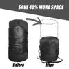 Frelaxy Compression Sack, Ultralight Sleeping Bag Stuff Sack 11L/ 18L/ 30L/45L/52L, Compression Stuff Sack - Space Saving Gear for Camping, Hiking, Backpacking (Black, S) view 2