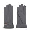 FUFU Gloves Running Gloves, Touch Screen Soft Knitted Winter Gloves with Soft Lining and Non-Slip Handle (Color : Gray) view 1