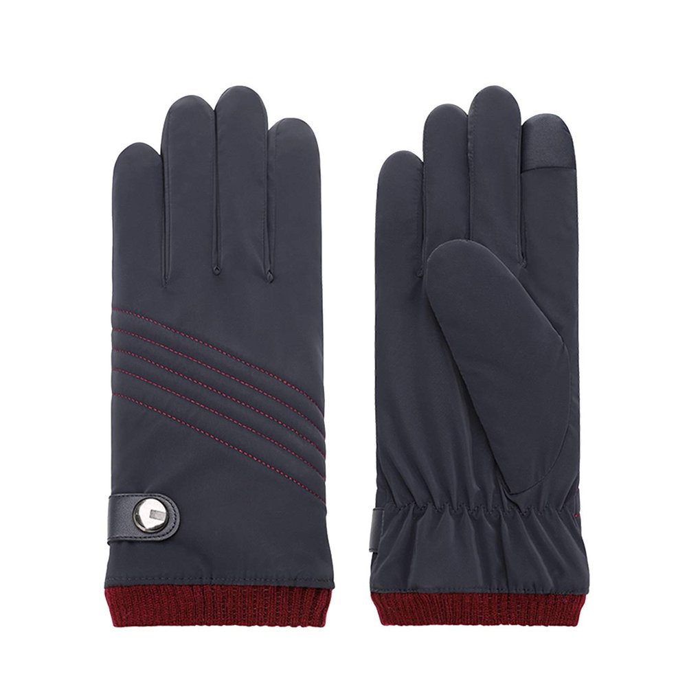 FUFU Gloves Winter Thin Warm Gloves, Lightweight Non-Slip Touch Screen Gloves, Running Hiking Rock Climbing Cycling Gloves (Color : Gray)